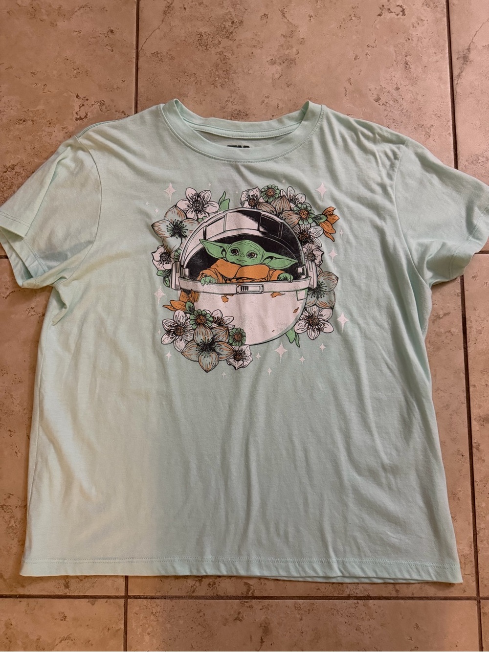 Star Wars Grogu (Baby Yoda) Graphic Tee – Size XL
